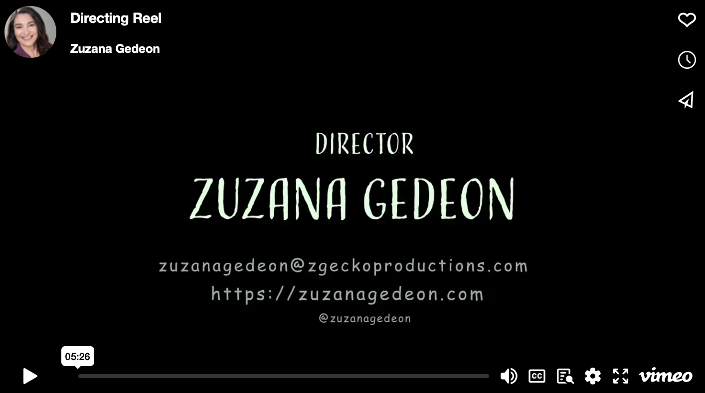 Zuzana's Directing Reel